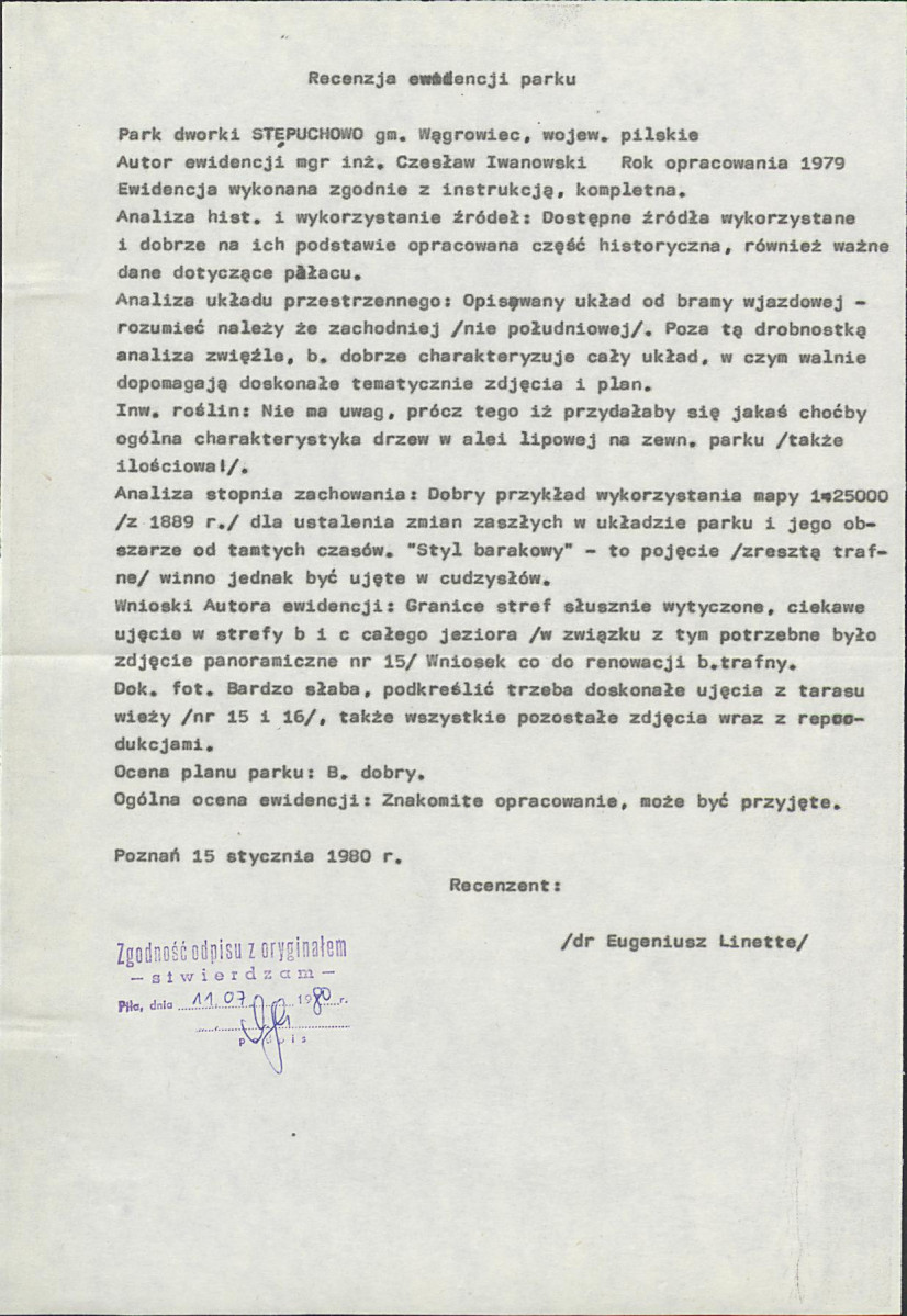 EP - Ewidencja parkowa, skan nr 7