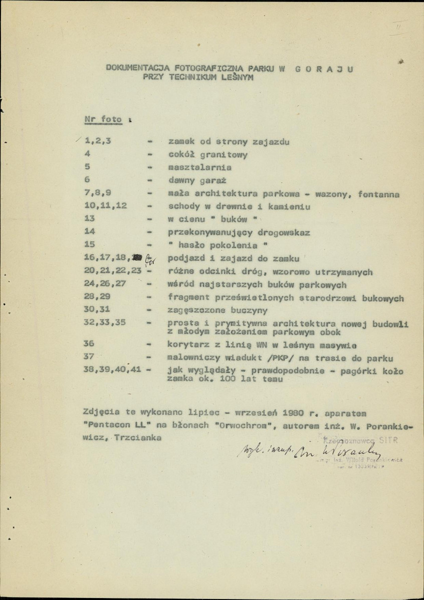 Ewidencja parkowa, skan nr 25