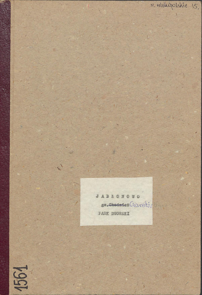 EP - Ewidencja parkowa, skan nr 1