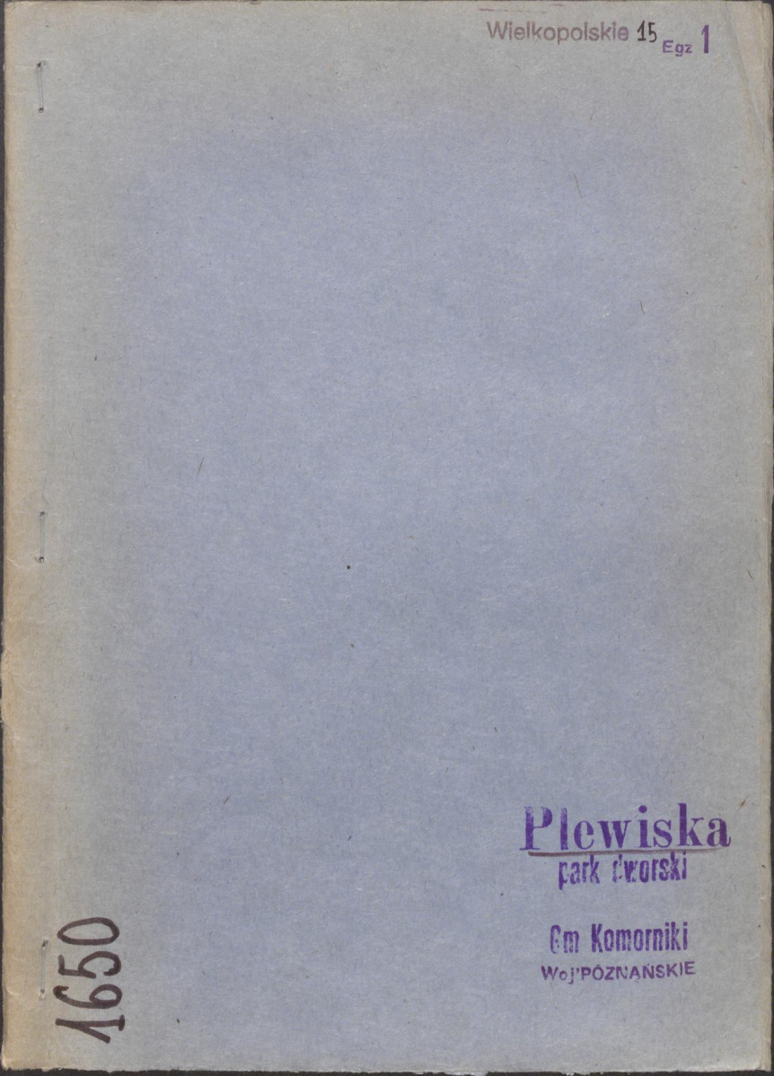 EP - Ewidencja parkowa, skan nr 1