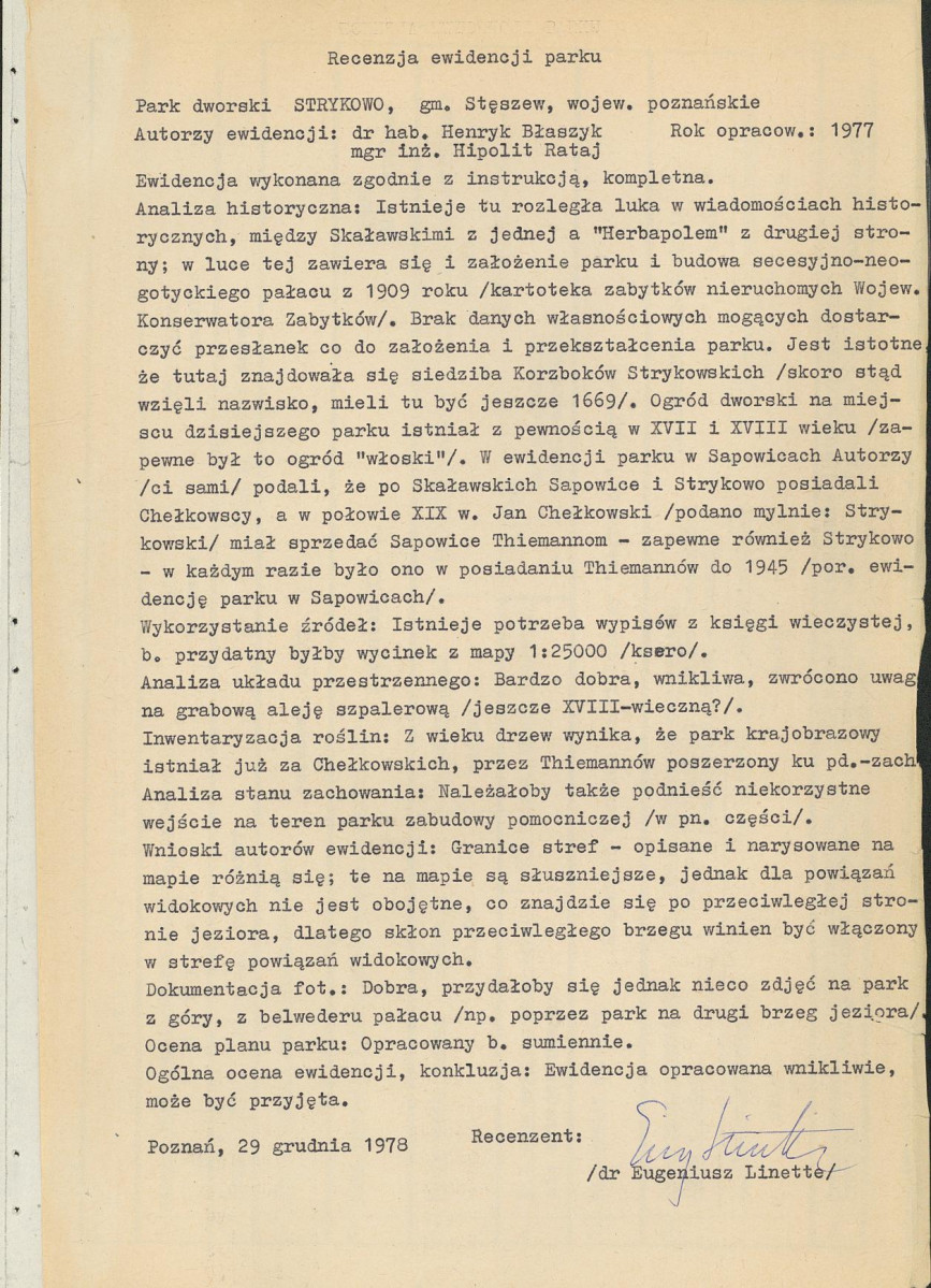 EP - Ewidencja parkowa, skan nr 6