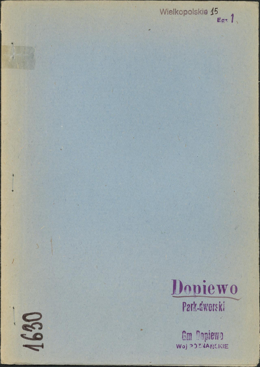 EP - Ewidencja parkowa, skan nr 1