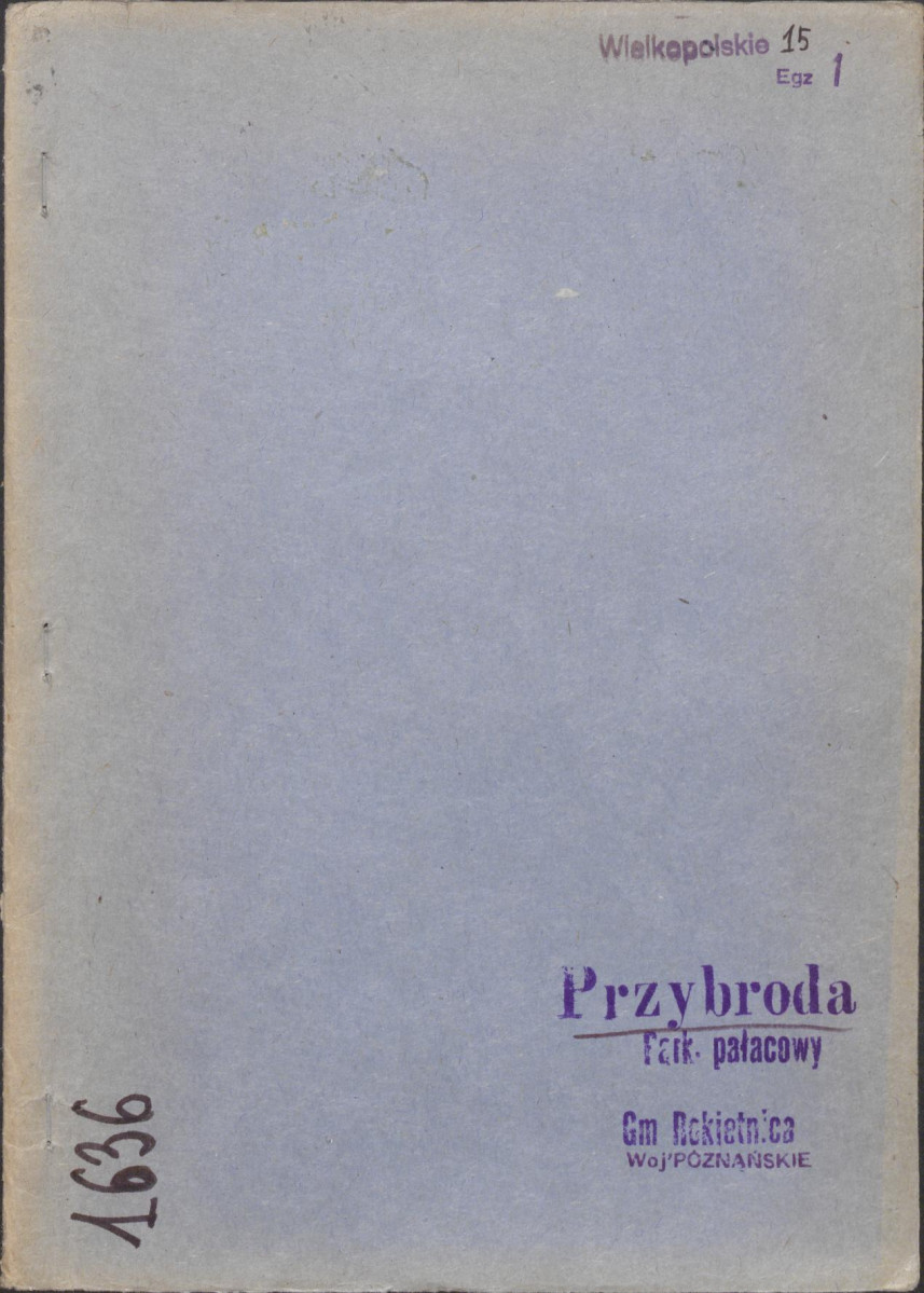 EP - Ewidencja parkowa, skan nr 1