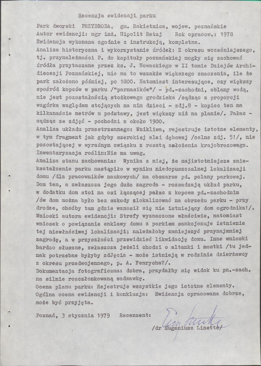 EP - Ewidencja parkowa, skan nr 6
