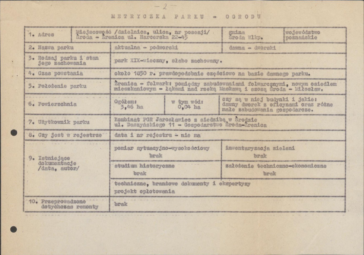 Ewidencja parkowa, skan nr 5