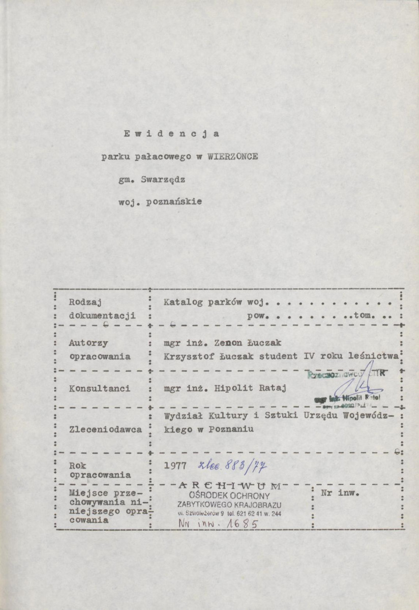 EP - Ewidencja parkowa, skan nr 6
