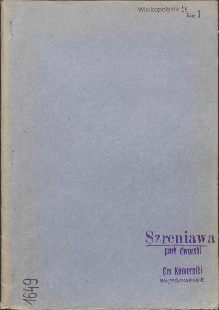 EP - Ewidencja parkowa, skan nr 1
