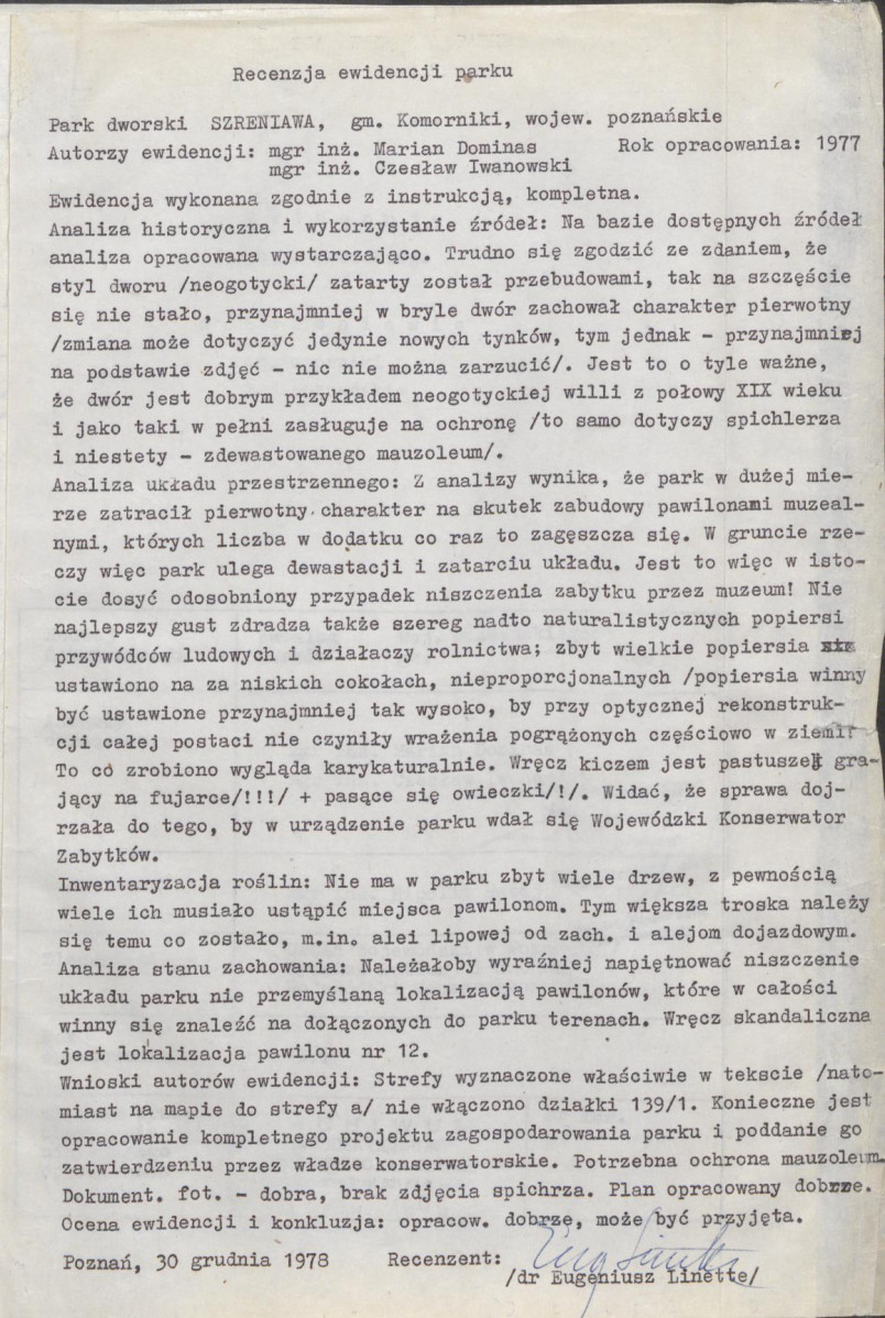 EP - Ewidencja parkowa, skan nr 4