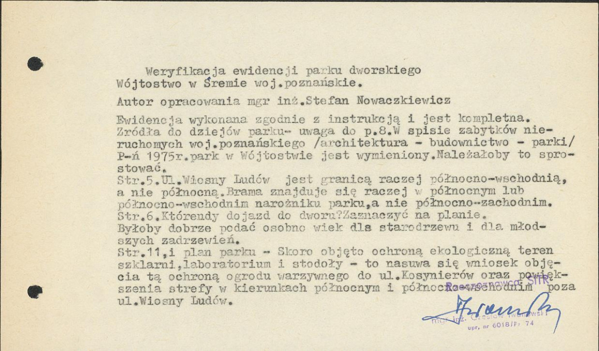 EP - Ewidencja parkowa, skan nr 7