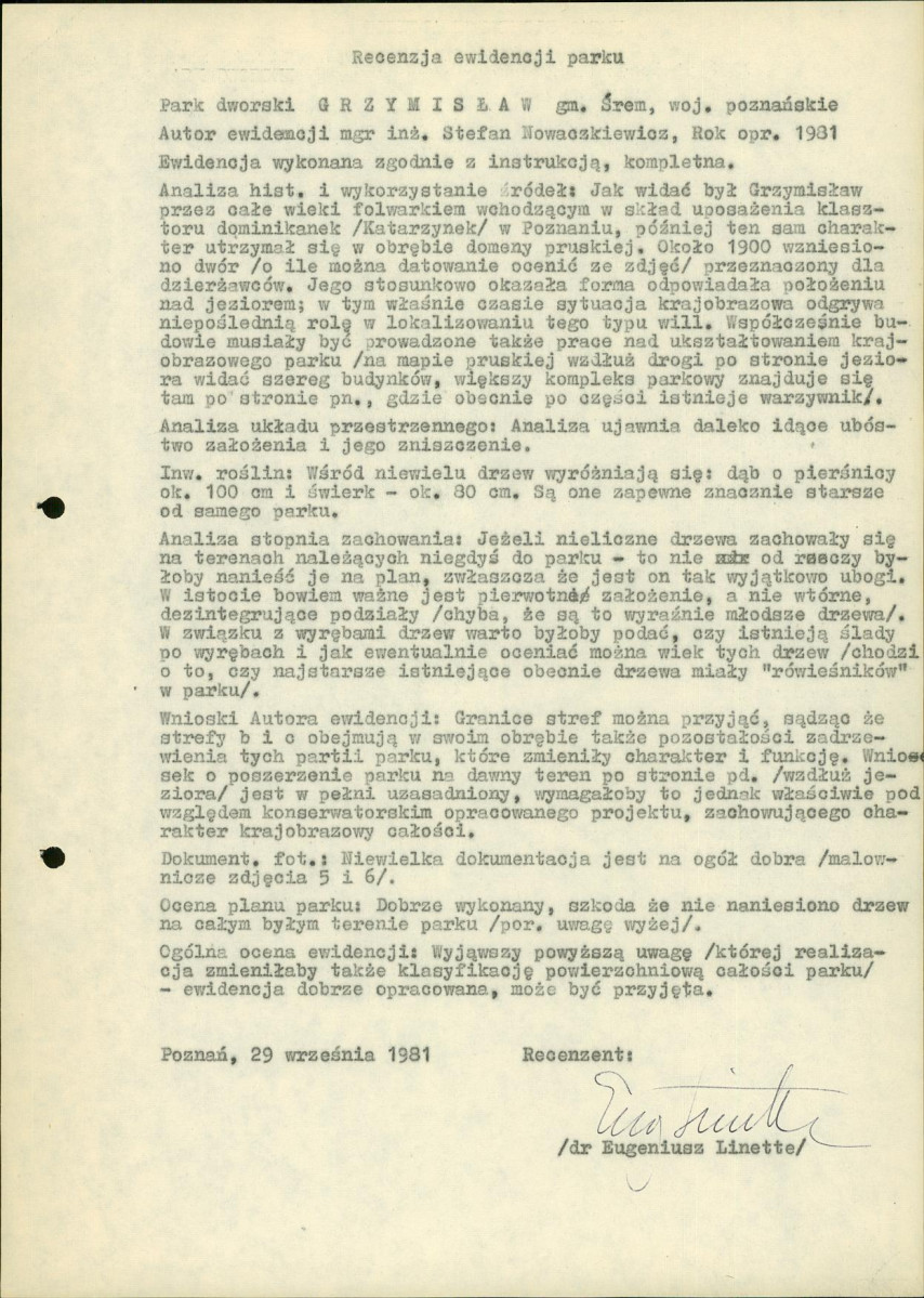 EP - Ewidencja parkowa, skan nr 6