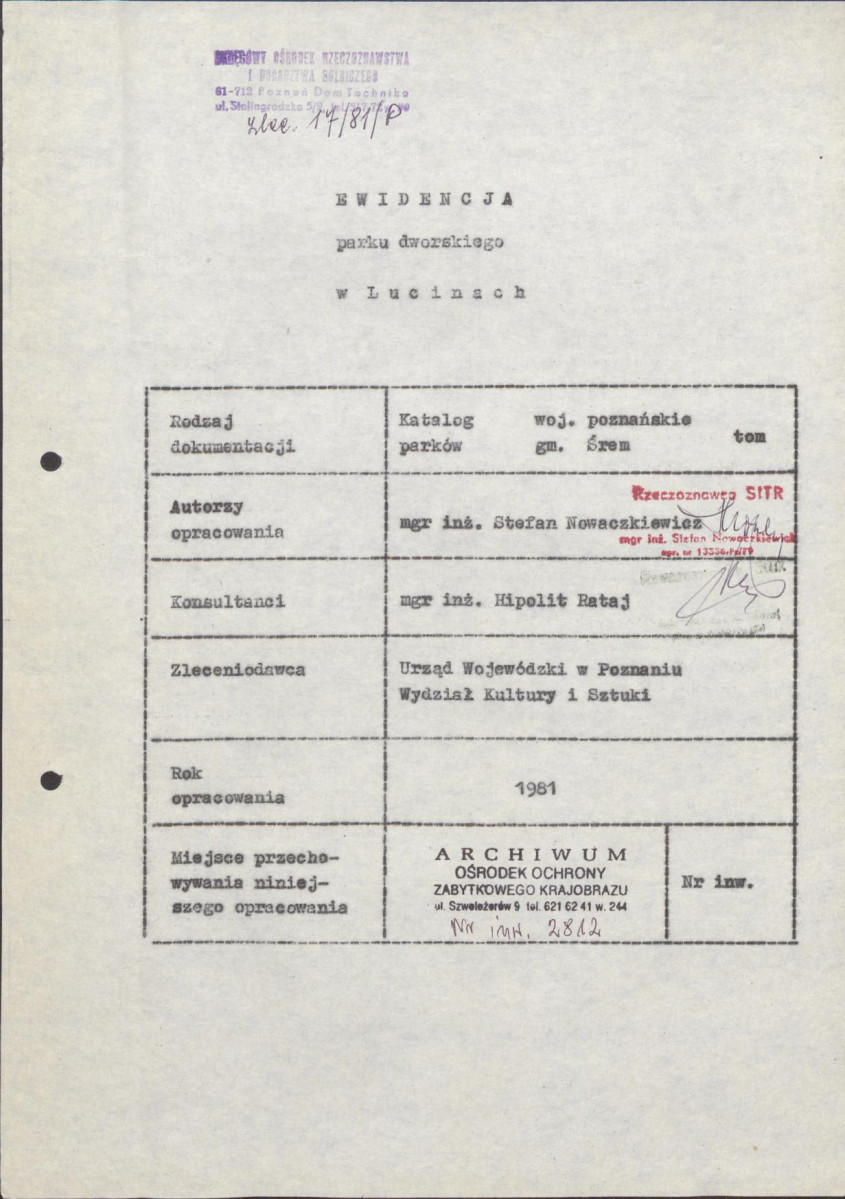 EP - Ewidencja parkowa, skan nr 5