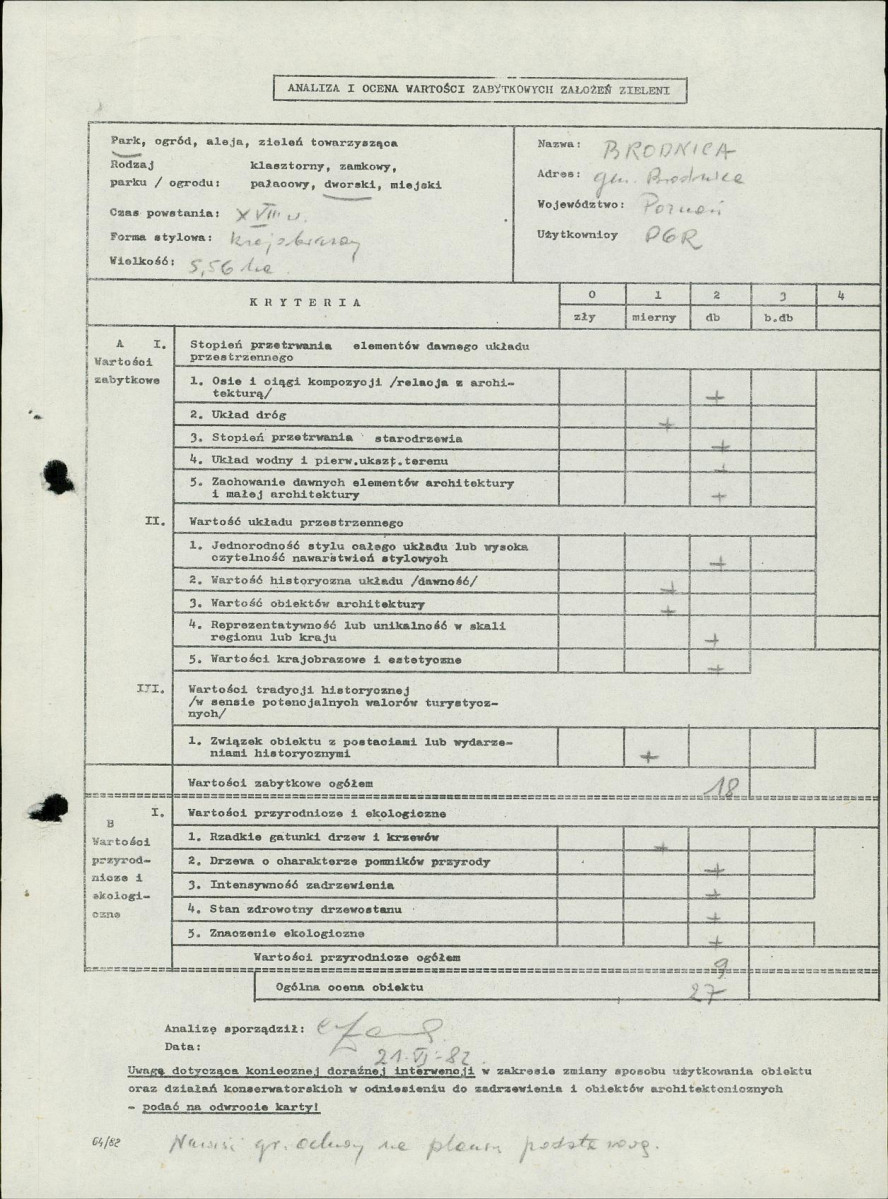 EP - Ewidencja parkowa, skan nr 3