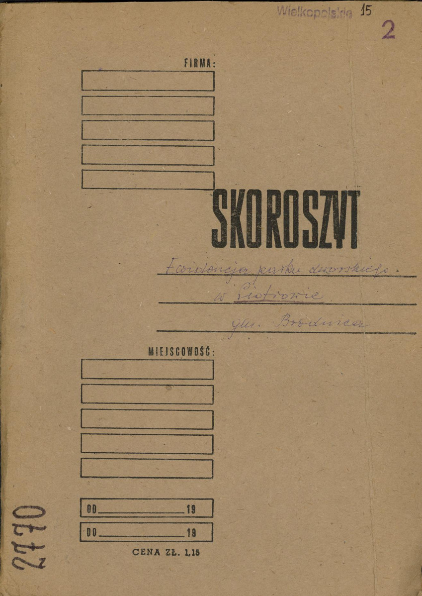 EP - Ewidencja parkowa, skan nr 1