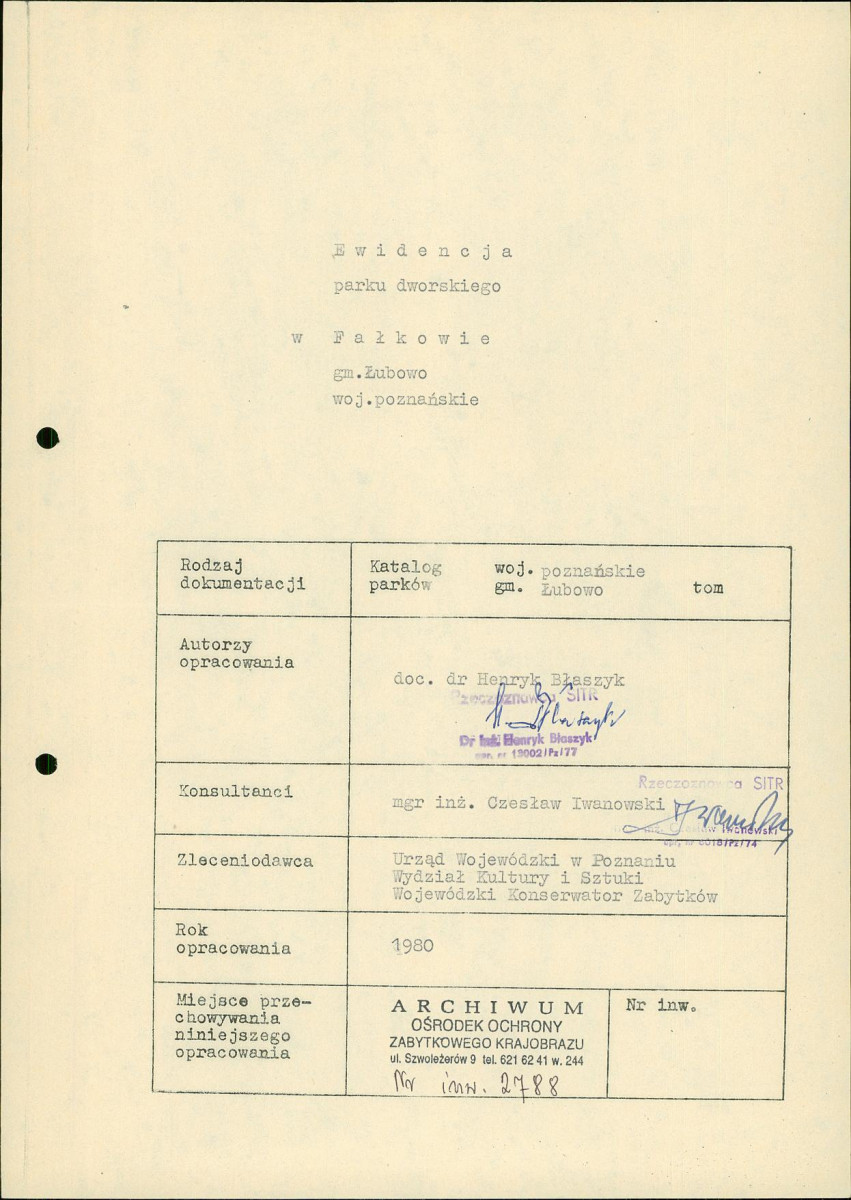 EP - Ewidencja parkowa, skan nr 5