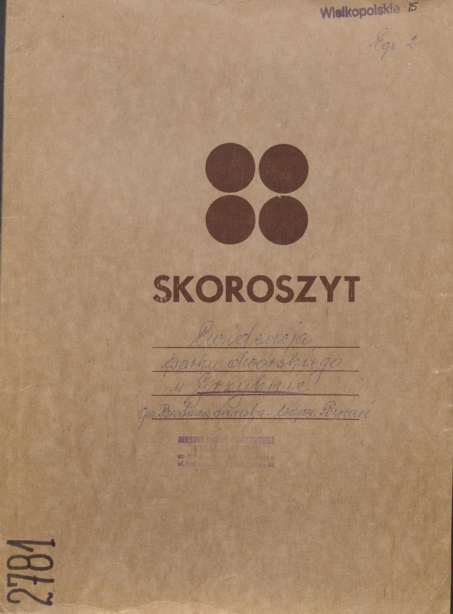 EP - Ewidencja parkowa, skan nr 1