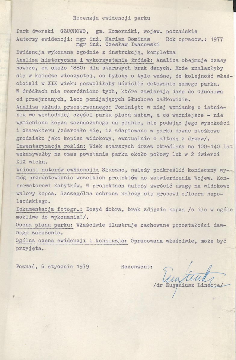 EP - Ewidencja parkowa, skan nr 4