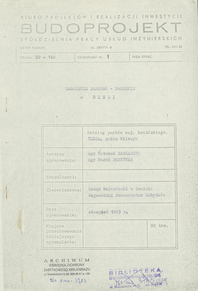 Ewidencja parkowa, skan nr 5