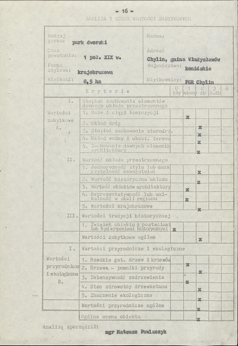 EP - Ewidencja parkowa, skan nr 21