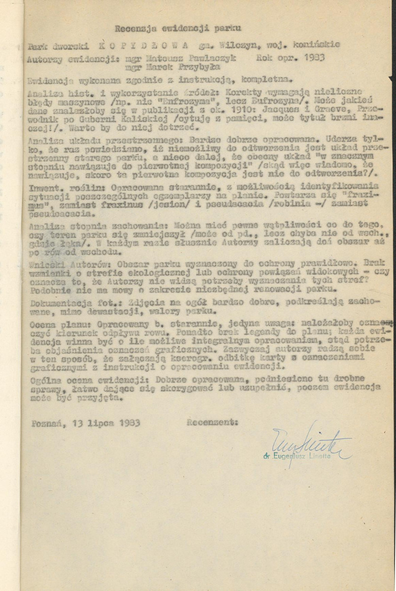 Ewidencja parkowa, skan nr 6