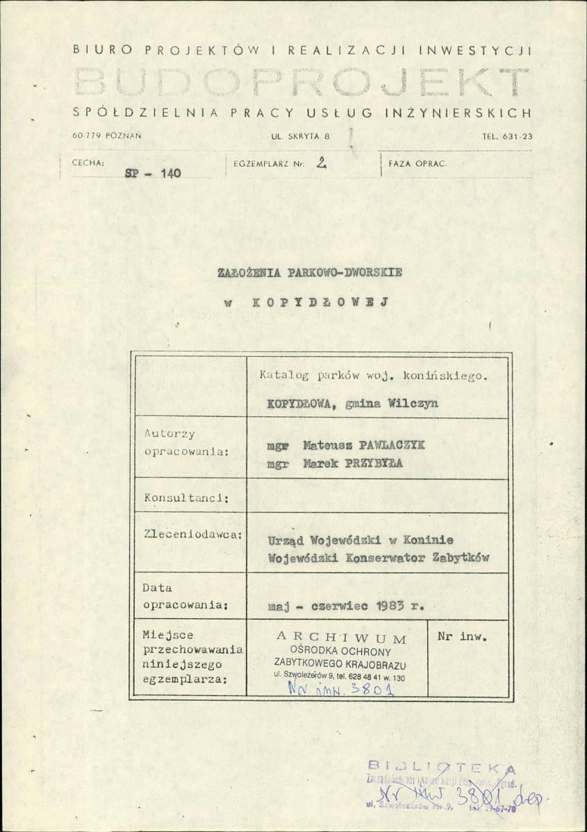 Ewidencja parkowa, skan nr 7