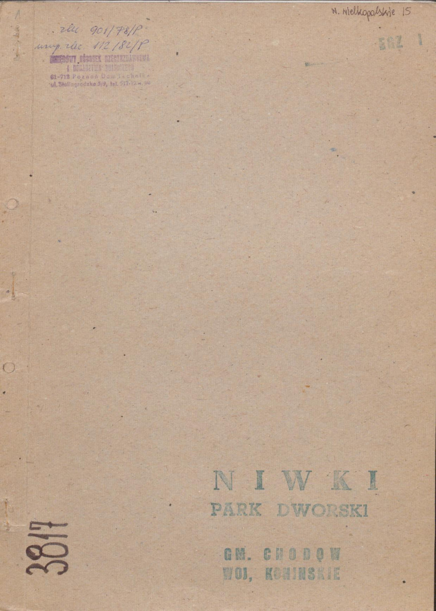 EP - Ewidencja parkowa, skan nr 1