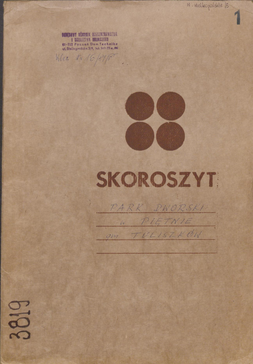 EP - Ewidencja parkowa, skan nr 1