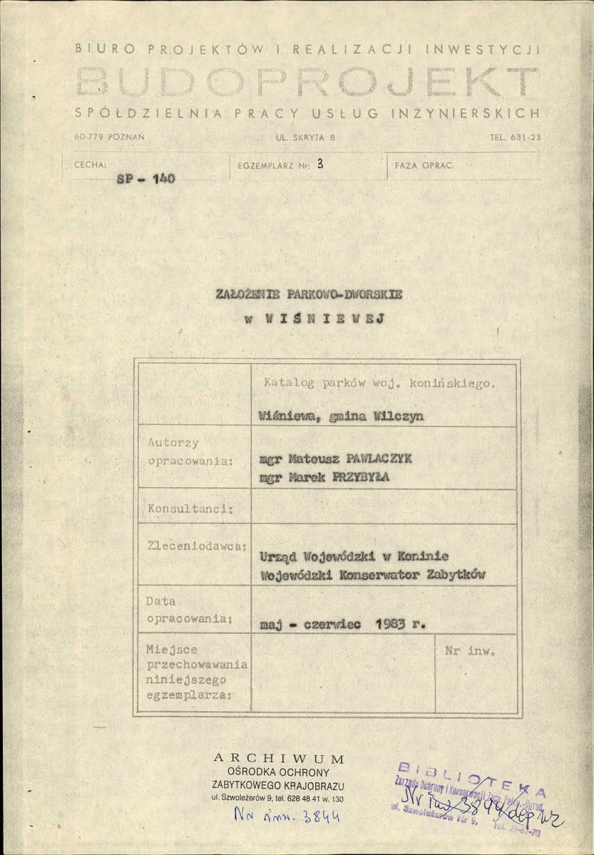 Ewidencja parkowa, skan nr 6