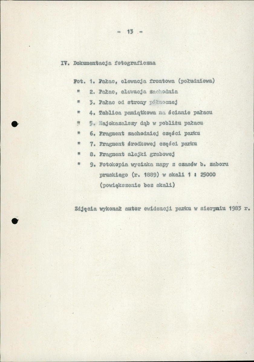 EP - Ewidencja parkowa, skan nr 19