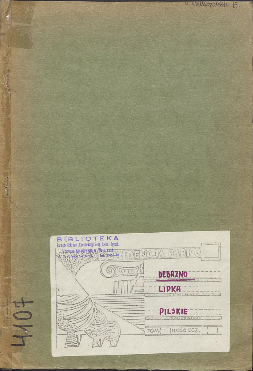 Ewidencja parkowa, skan nr 1