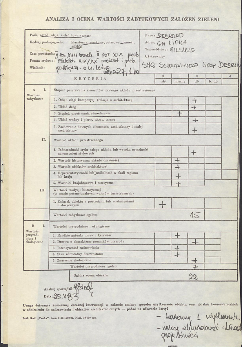 Ewidencja parkowa, skan nr 3