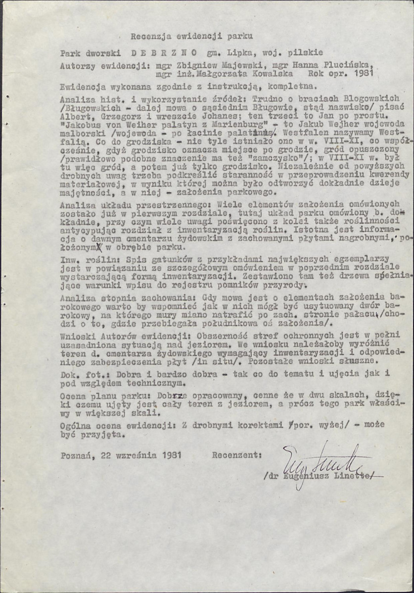 Ewidencja parkowa, skan nr 6