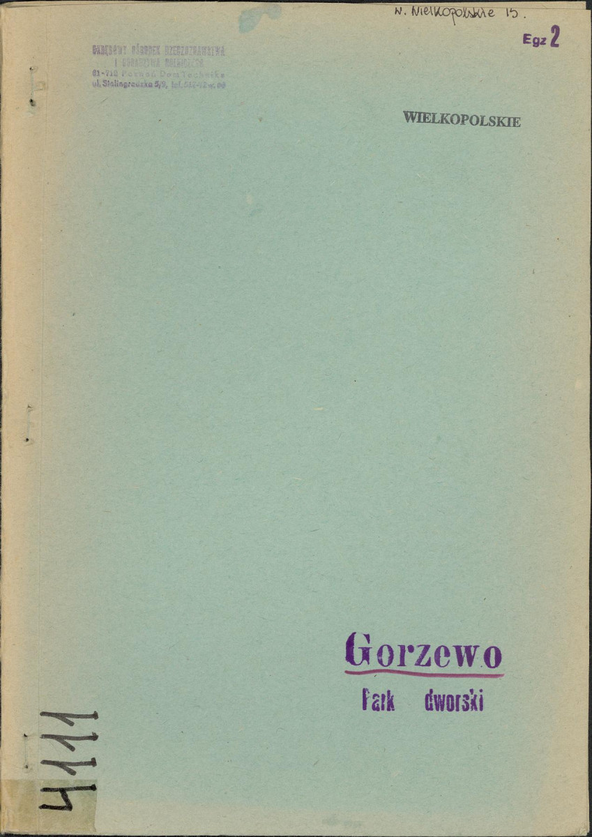 EP - Ewidencja parkowa, skan nr 1