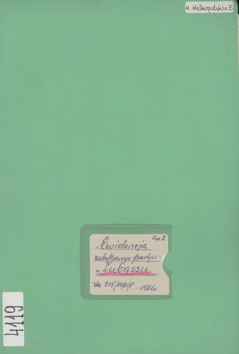 EP - Ewidencja parkowa, skan nr 1