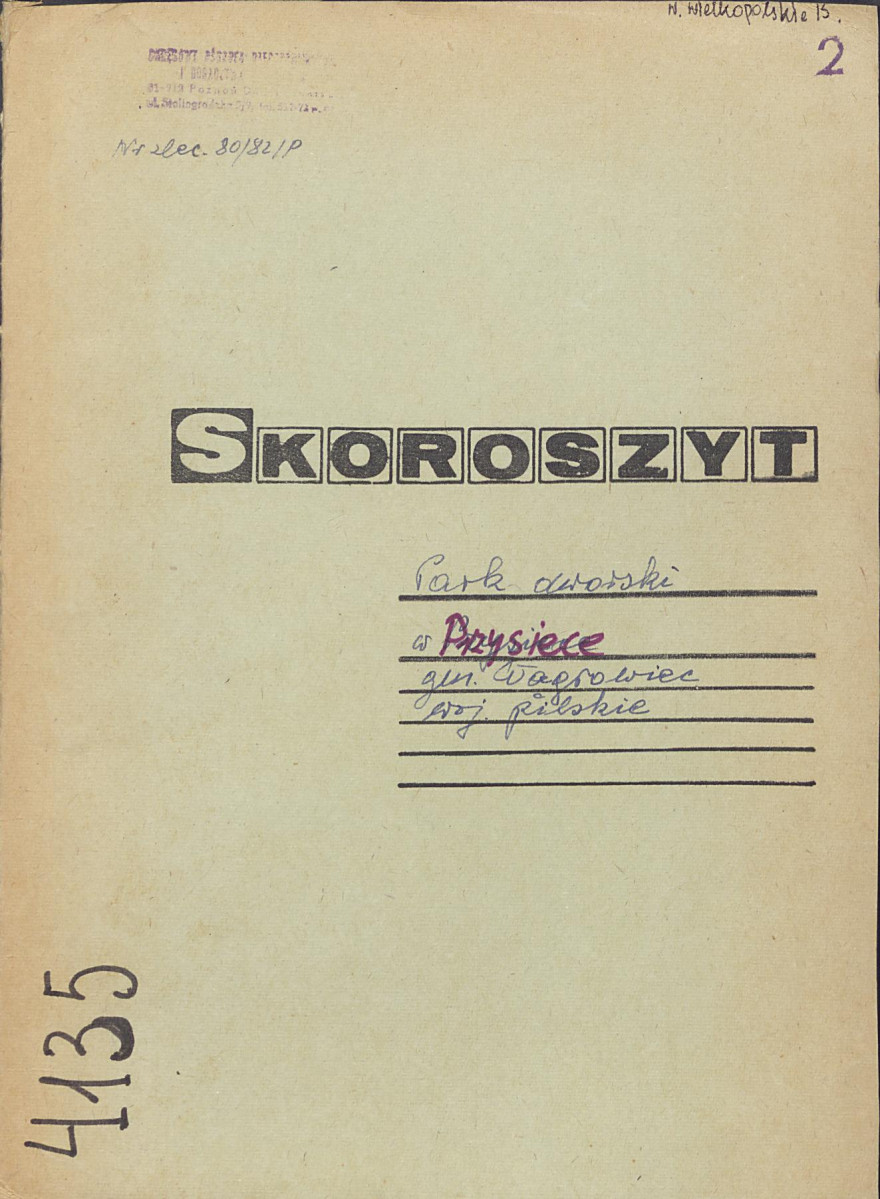 EP - Ewidencja parkowa, skan nr 1