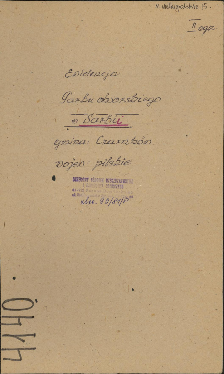EP - Ewidencja parkowa, skan nr 1
