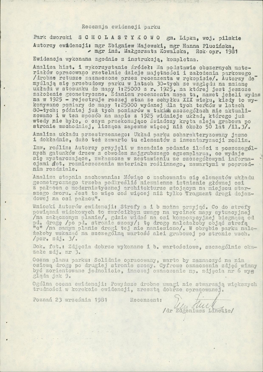 Ewidencja parkowa, skan nr 6