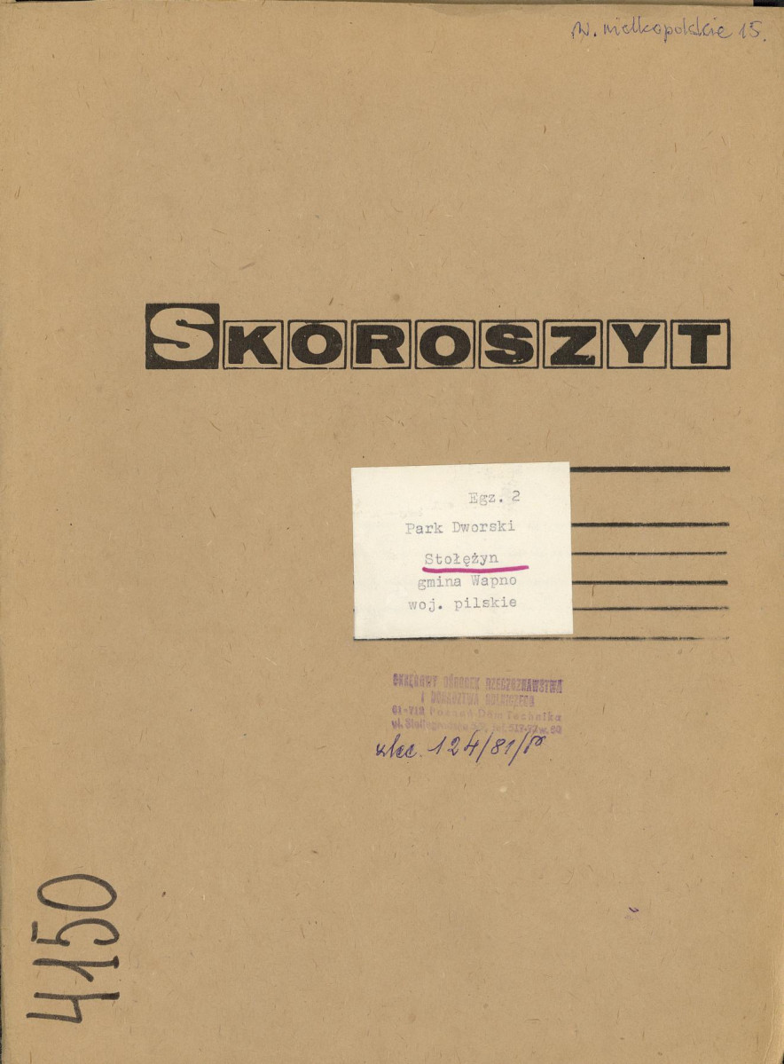 EP - Ewidencja parkowa, skan nr 1