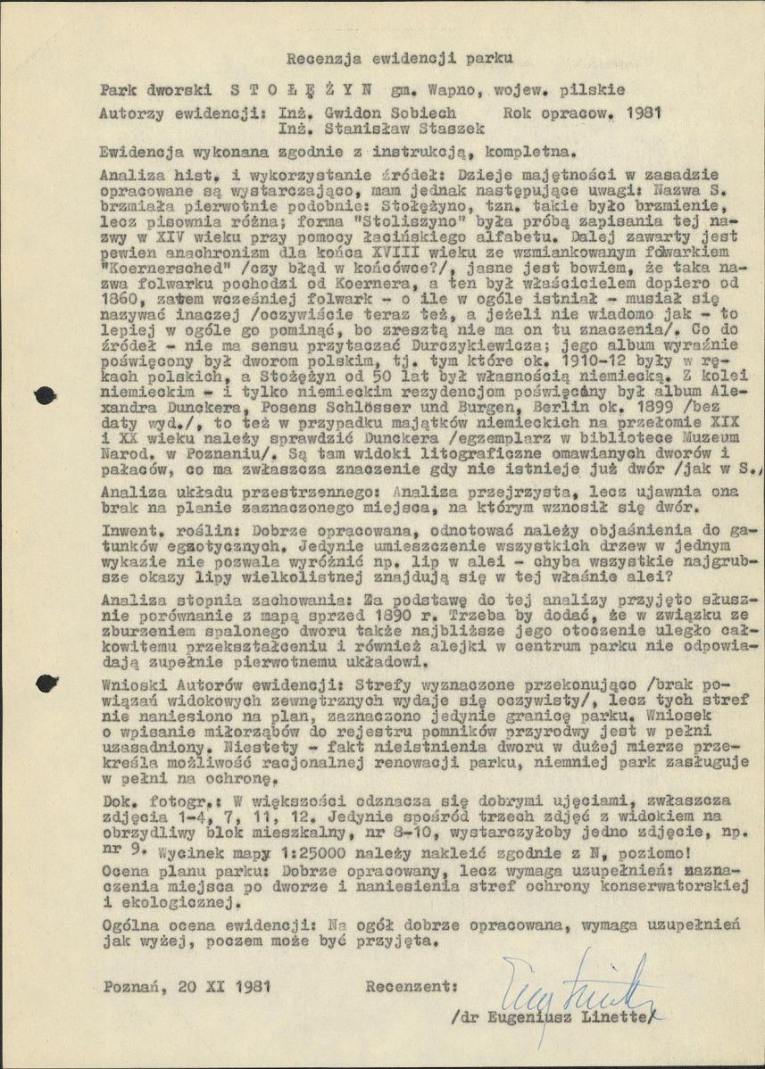 EP - Ewidencja parkowa, skan nr 6