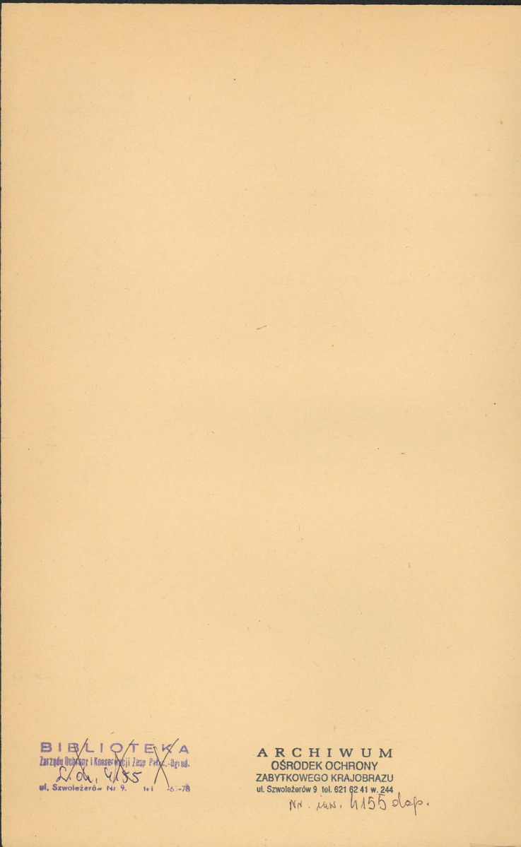 EP - Ewidencja parkowa, skan nr 2
