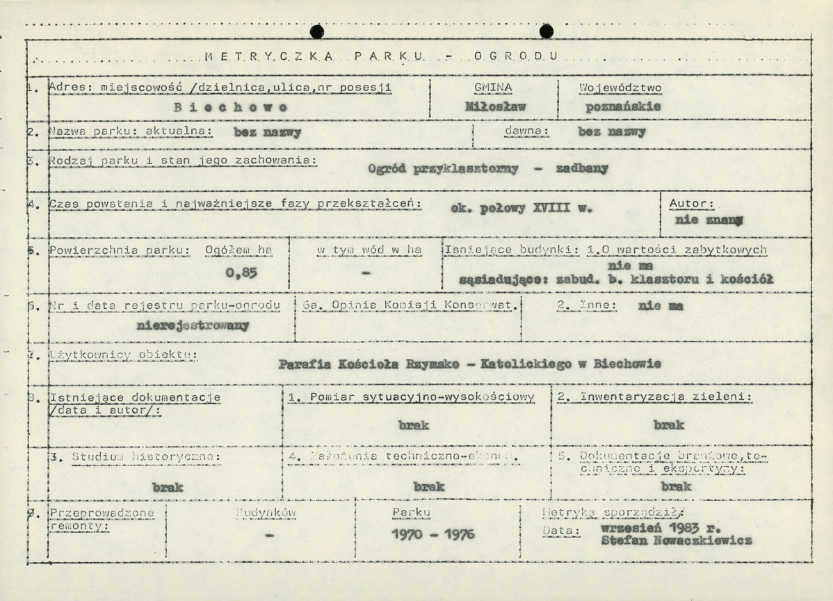 Ewidencja parkowa, skan nr 8