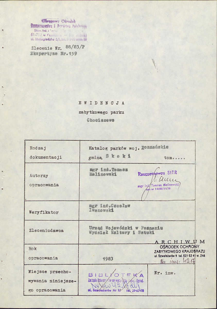 Ewidencja parkowa, skan nr 5