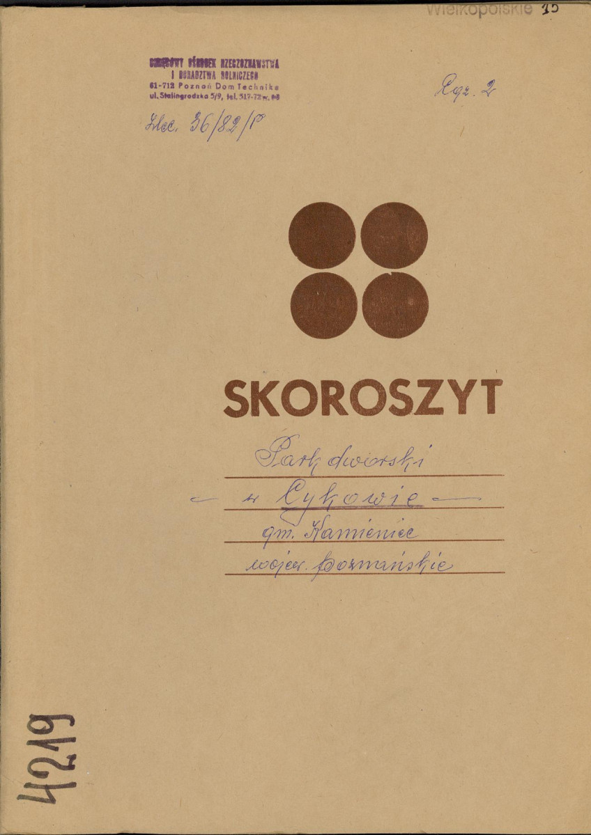 EP - Ewidencja parkowa, skan nr 1