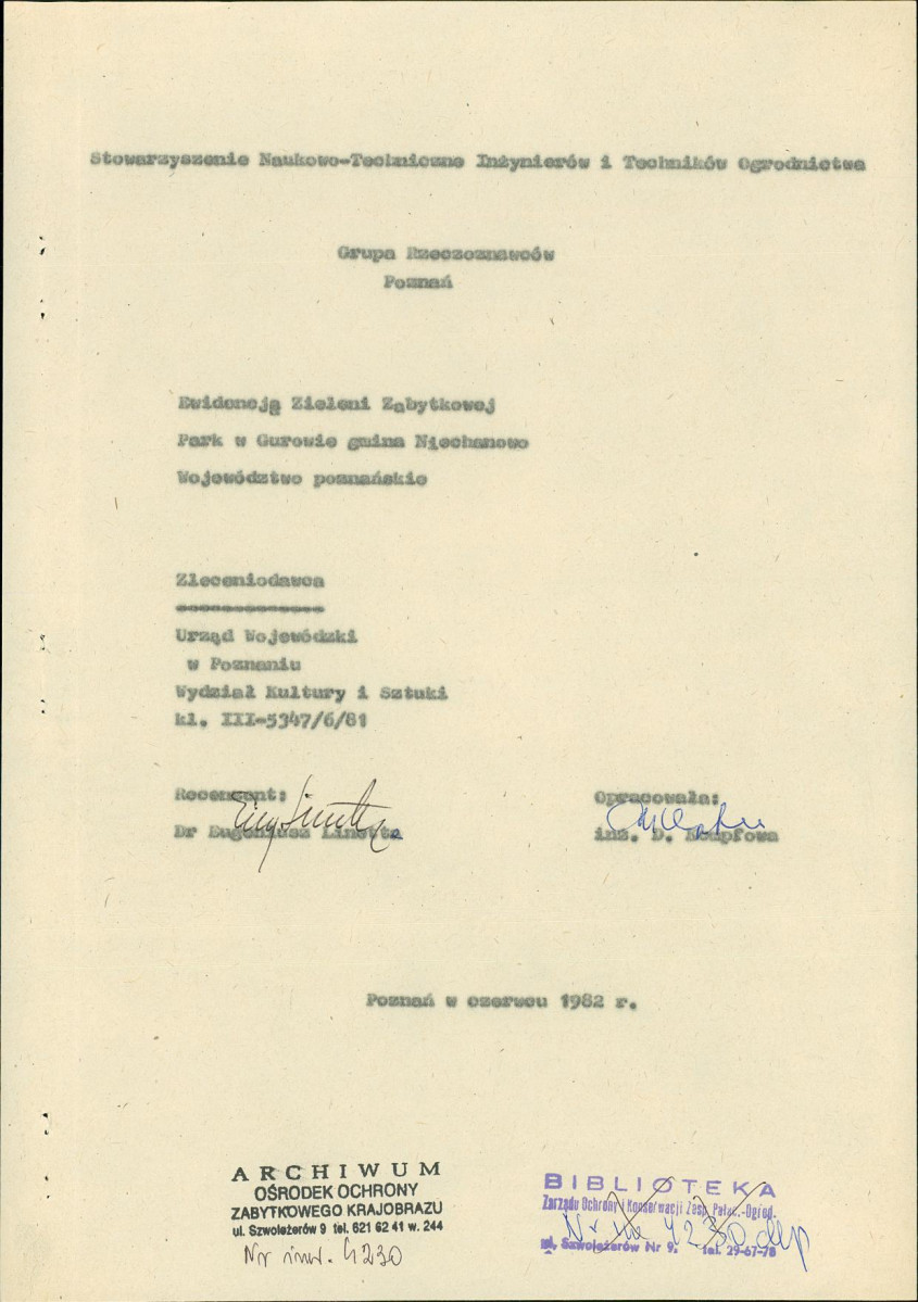 EP - Ewidencja parkowa, skan nr 6