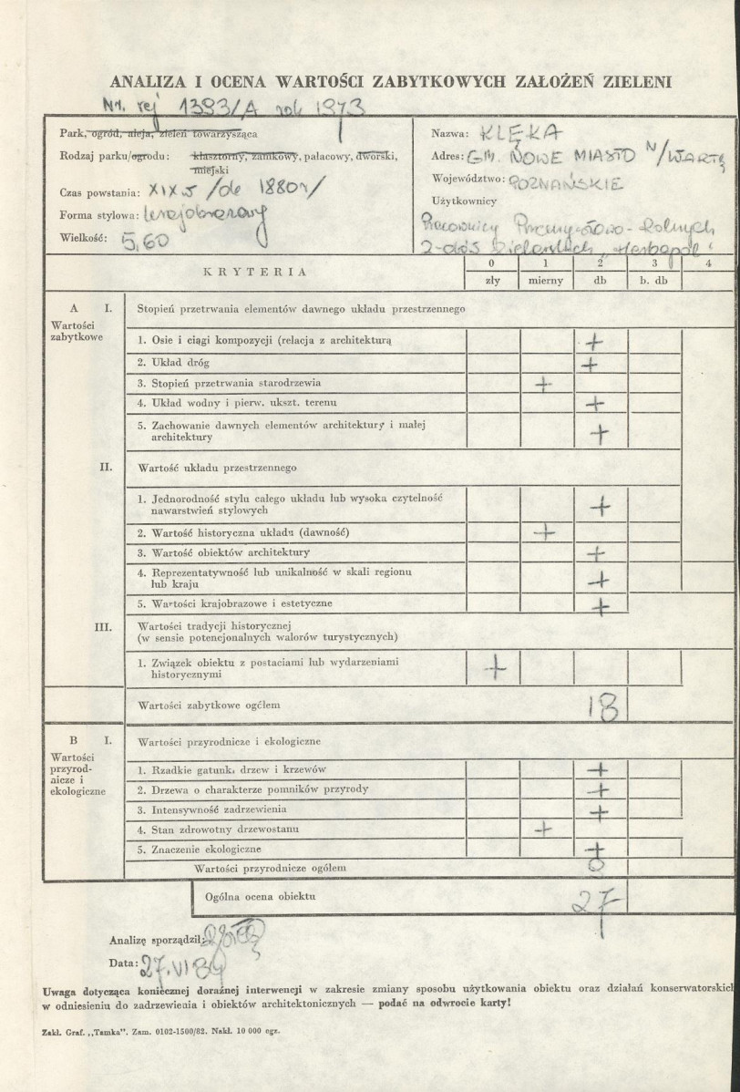 Ewidencja parkowa, skan nr 3