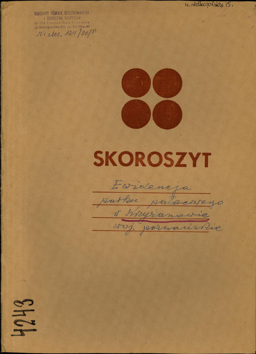 EP - Ewidencja parkowa, skan nr 1