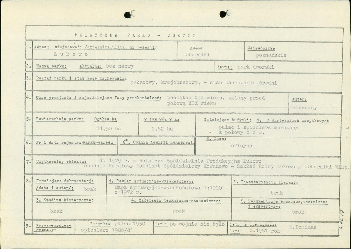 Ewidencja parkowa, skan nr 7