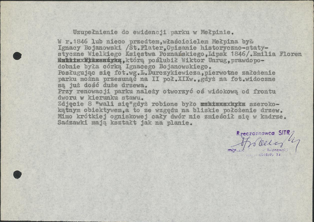 EP - Ewidencja parkowa, skan nr 6