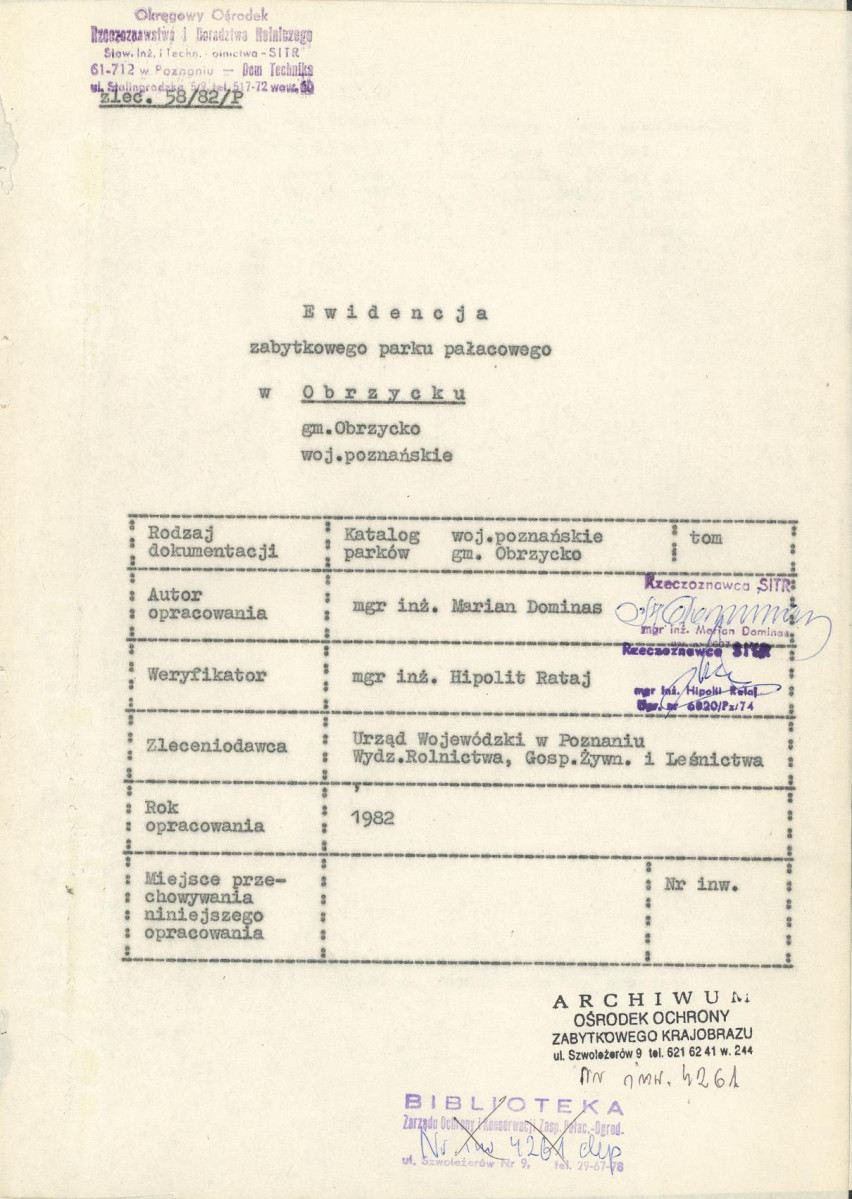 EP - Ewidencja parkowa, skan nr 5