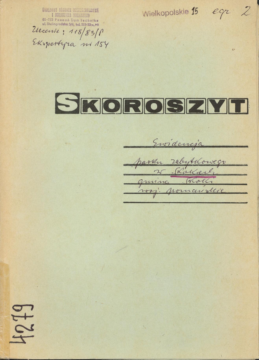 Ewidencja parkowa, skan nr 1