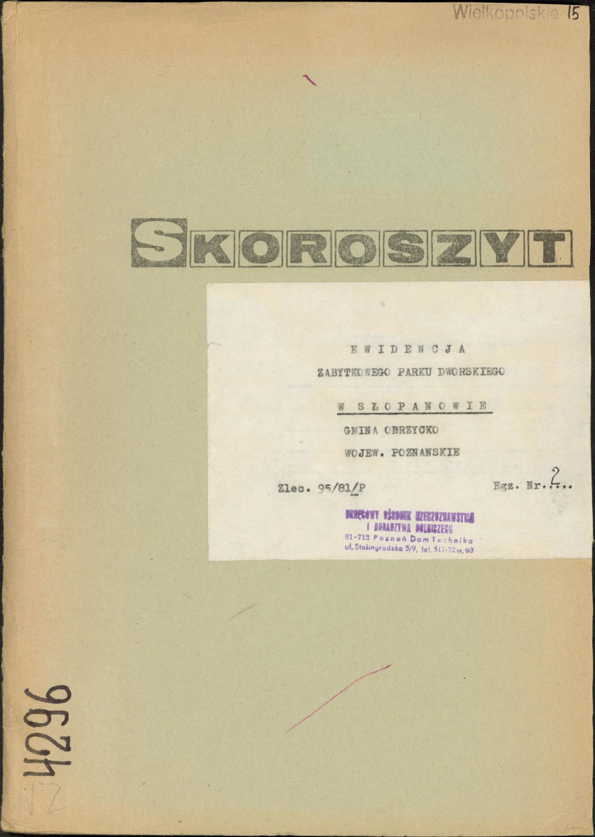 Ewidencja parkowa, skan nr 1